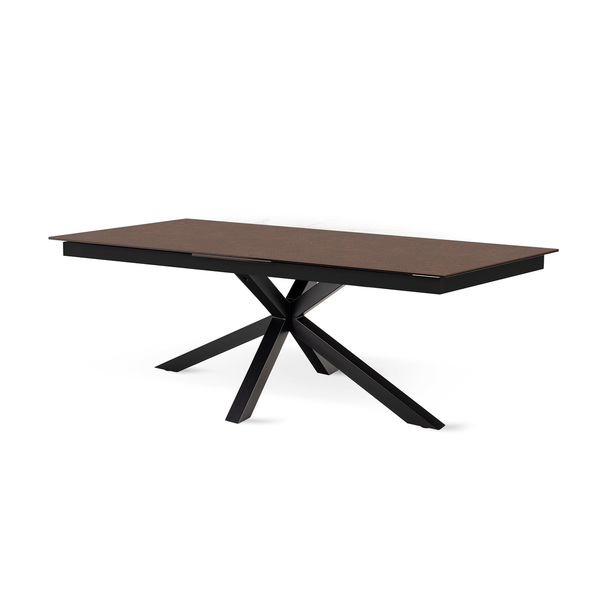 Lorrins Large Extendable Dining Table 200–240x76 cm, Modern Style – Warm Taupe