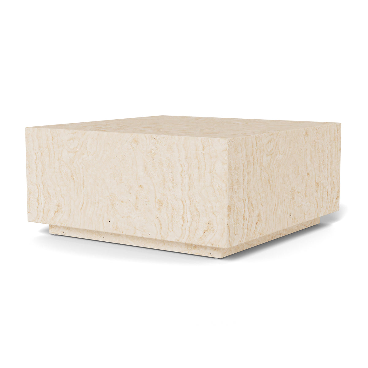 Quadrato Coffee Table 90x42 cm, Minimalist Style – Travertine