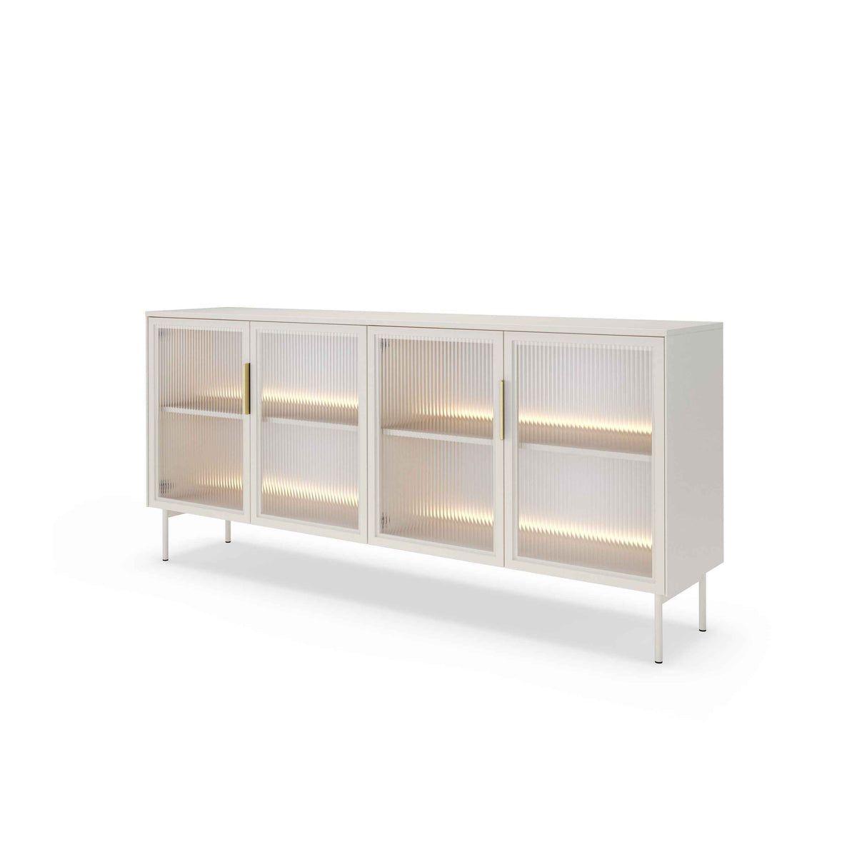 Lummer Sideboard with Doors 181x83, Elegant Style – Cashmere