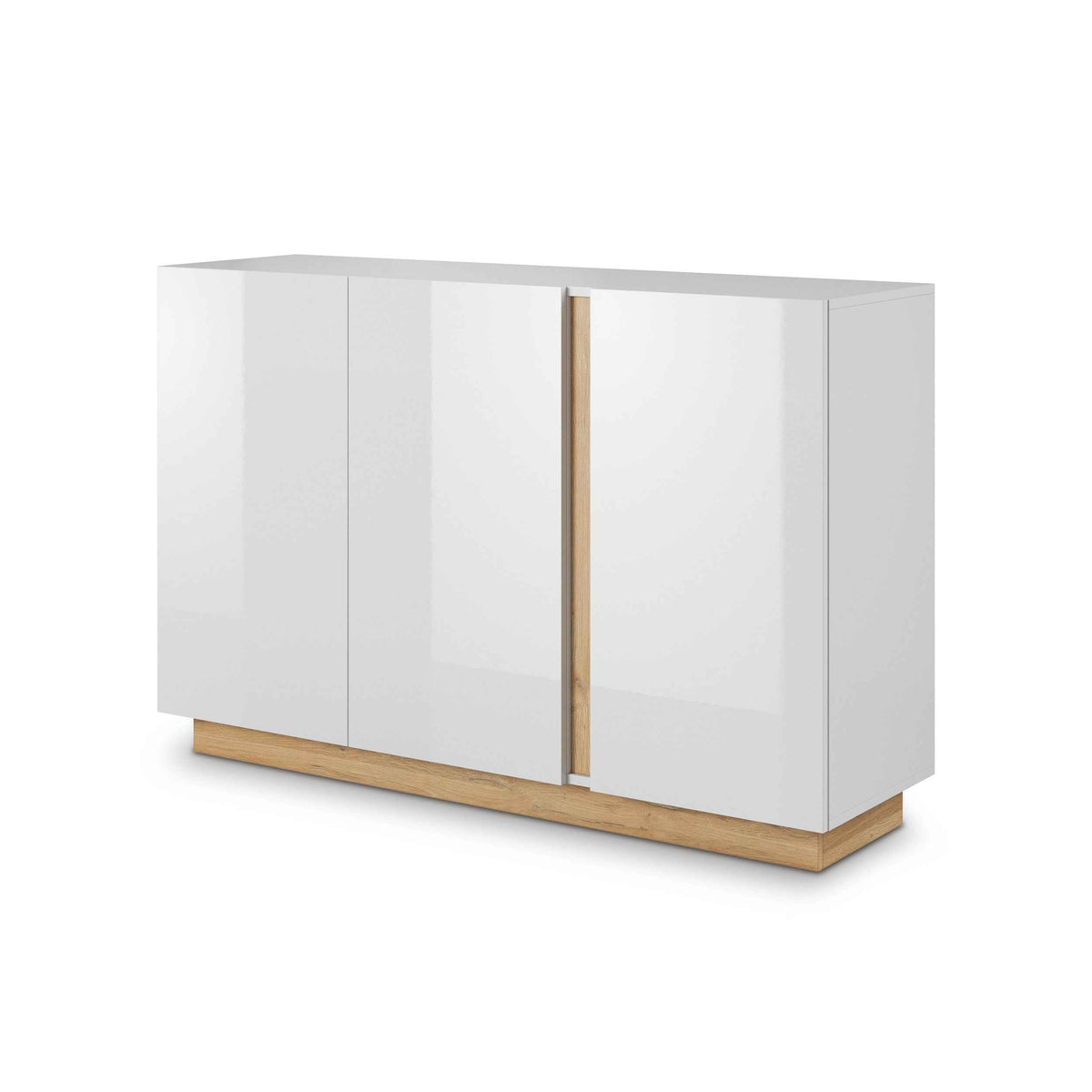 Armelia Sideboard with Doors 138x91, Modern Style – angled view | Pillovely