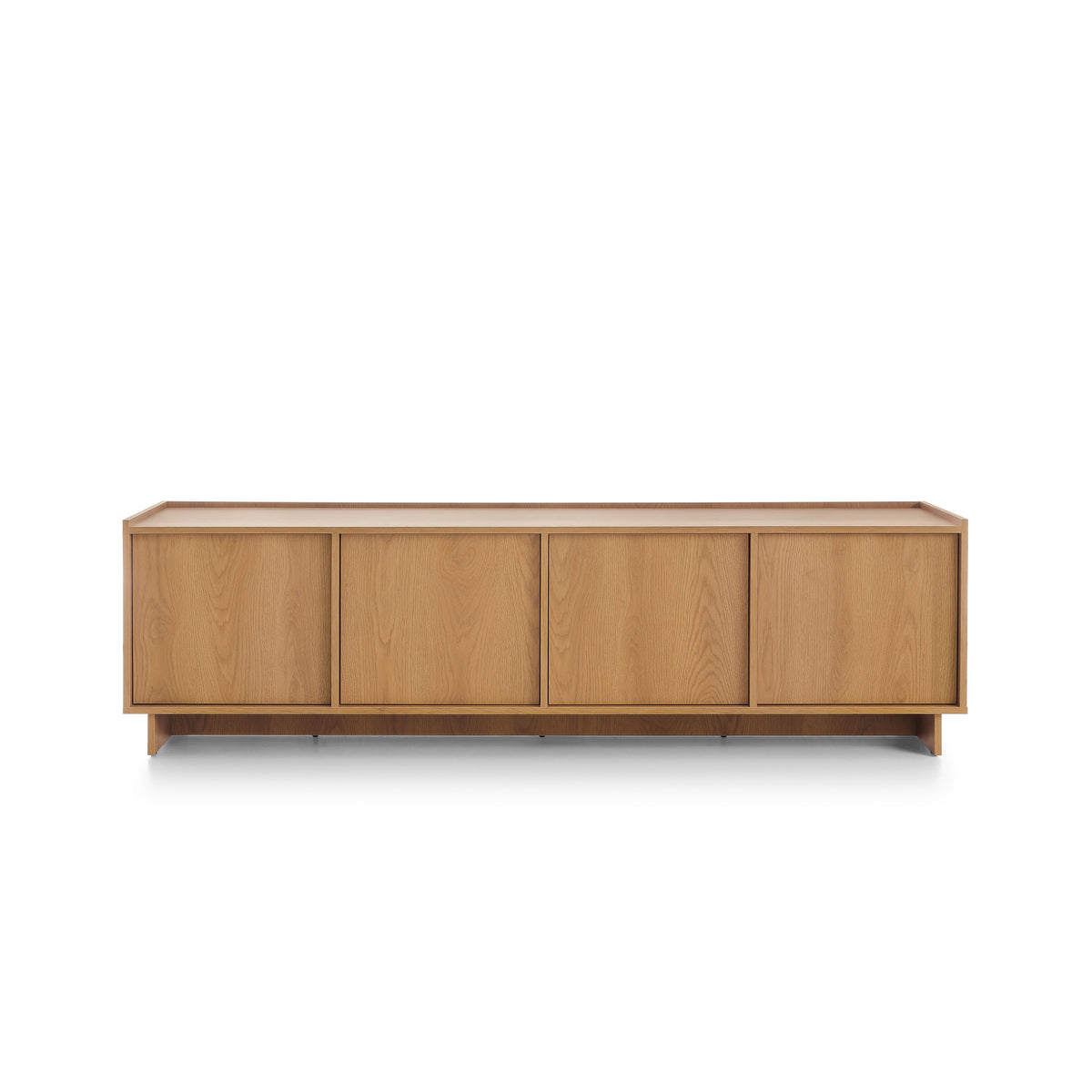 Kiyro TV Unit 195x55 with Closed Compartments, Minimalist Style – front view