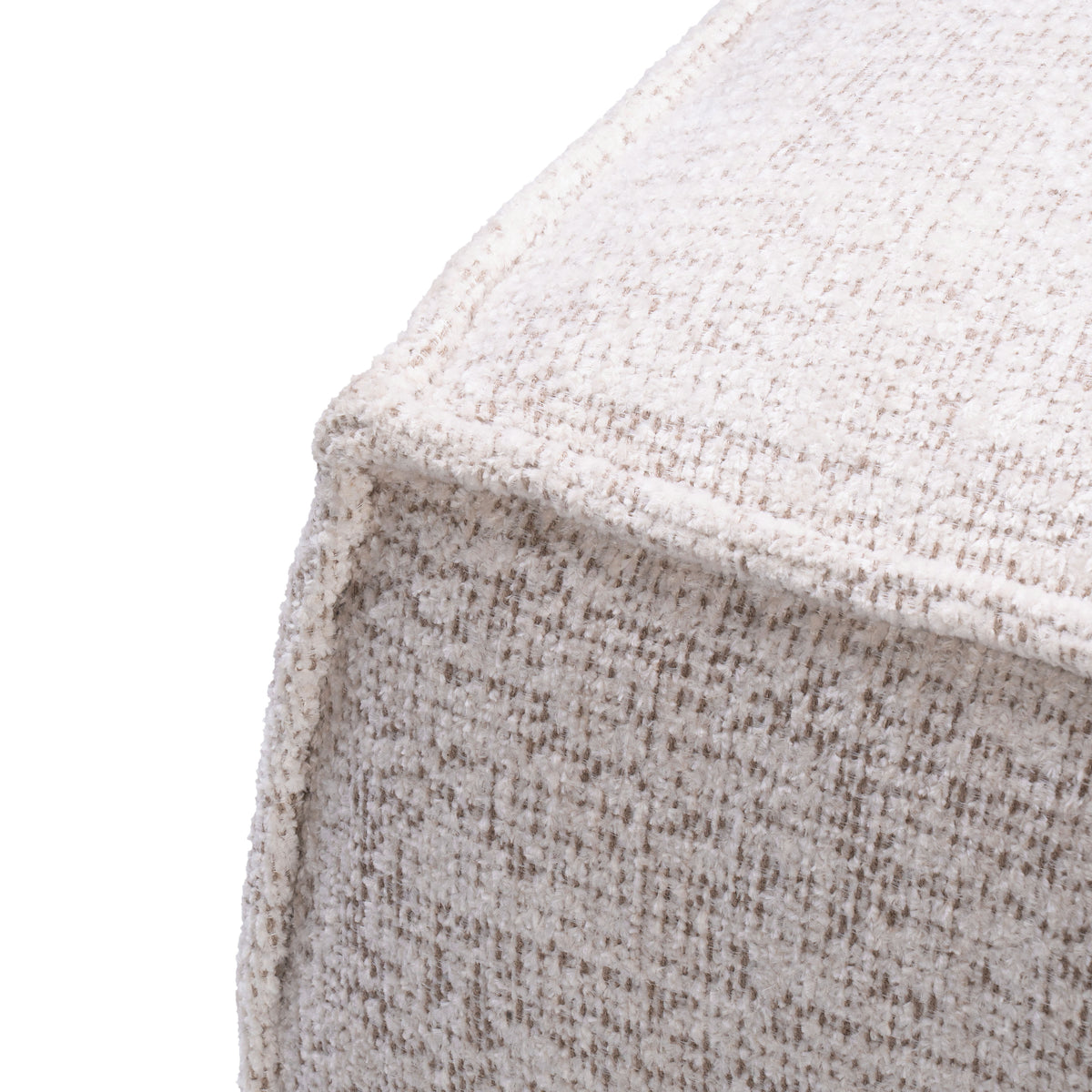 Pufa Brick 94x40 cm w stylu nowoczesnym – zbliżenie na detale i fakturę