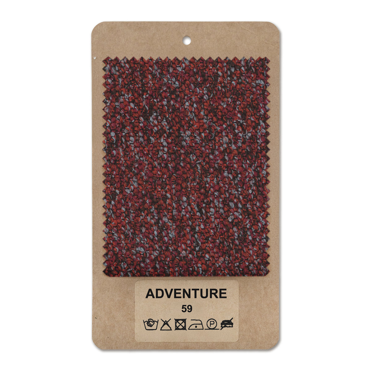 Fabric sample ADVENTURE Mahogany Brown (ADVENTURE 59)