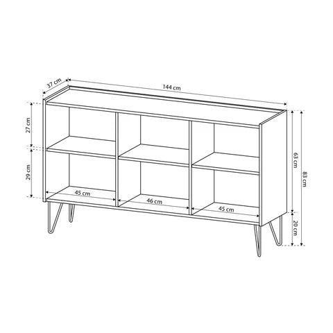 Komoda Ballada 144x83 w stylu glamour – zdjęcie 6