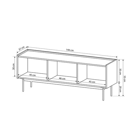 Bema TV Unit 144x55, Japandi Style – photo 5