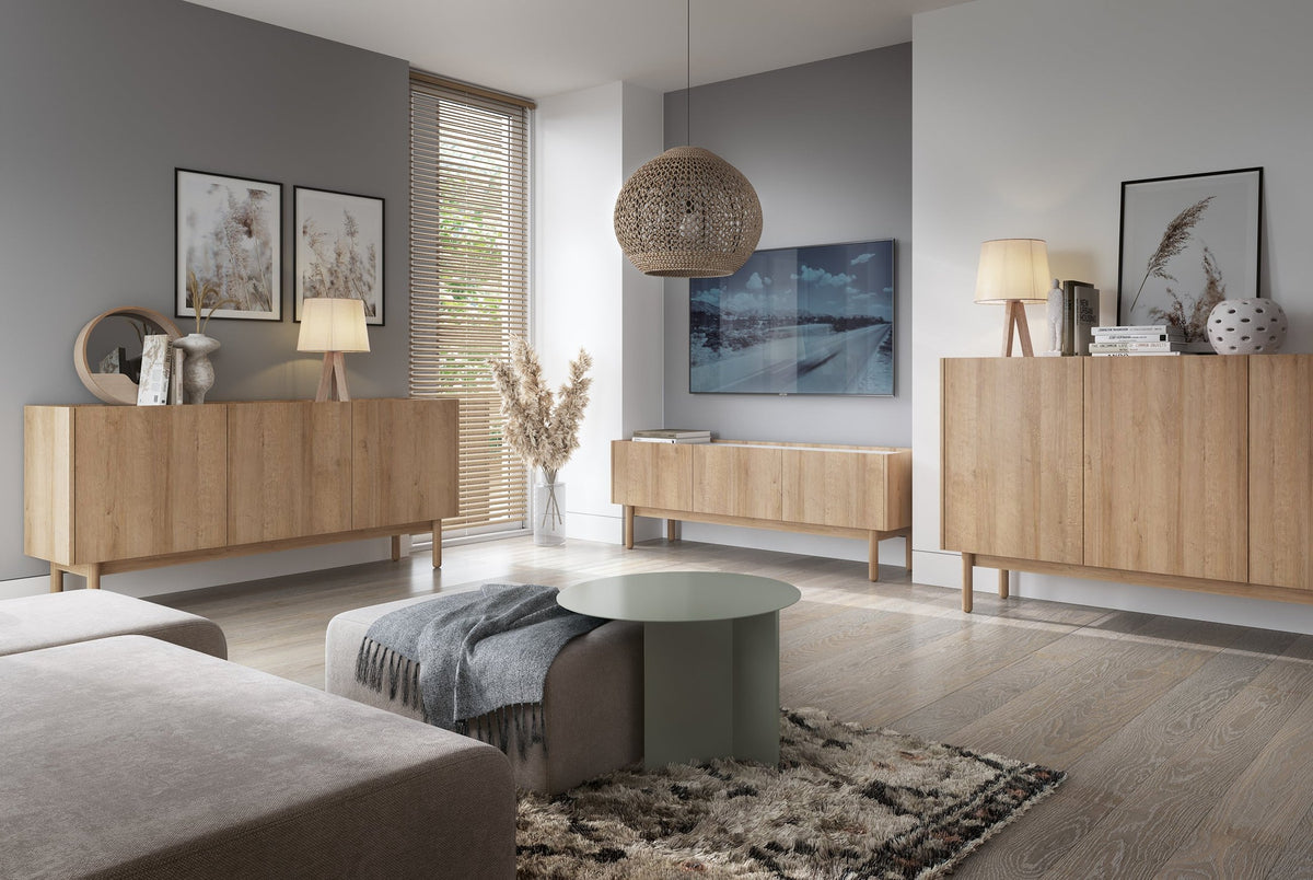 Komoda Anawa 144x83 w stylu skandynawskim – zdjęcie 5