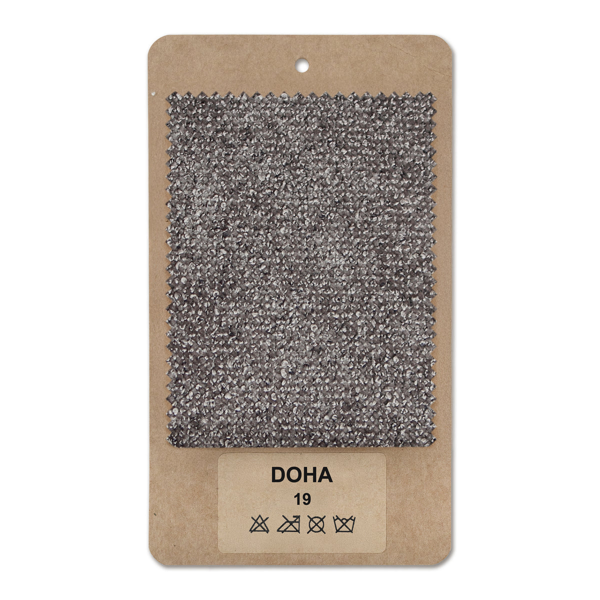 Fabric sample DOHA Smoky Graphite (DOHA 19)