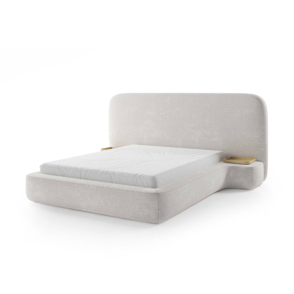 Upholstered Bed in Japandi Style | Genz
