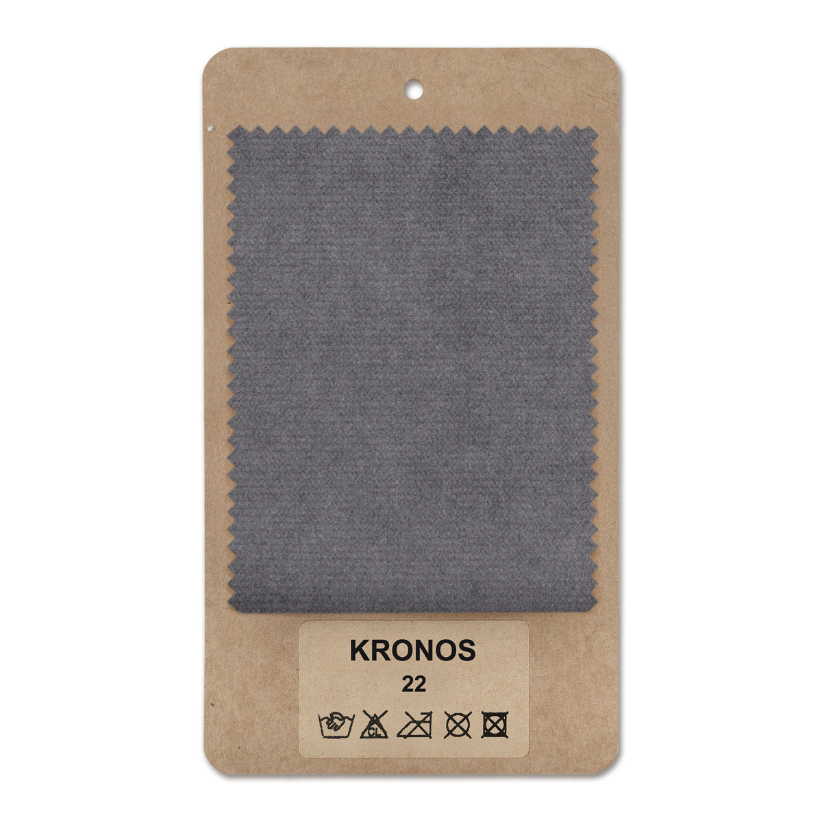 Fabric sample KRONOS Gray Mélange (KRONOS 22)