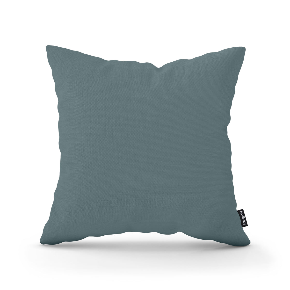 Smooth Decorative Cushion 45x45 cm, Minimalist Style – Steel Ocean (KRONOS 25)