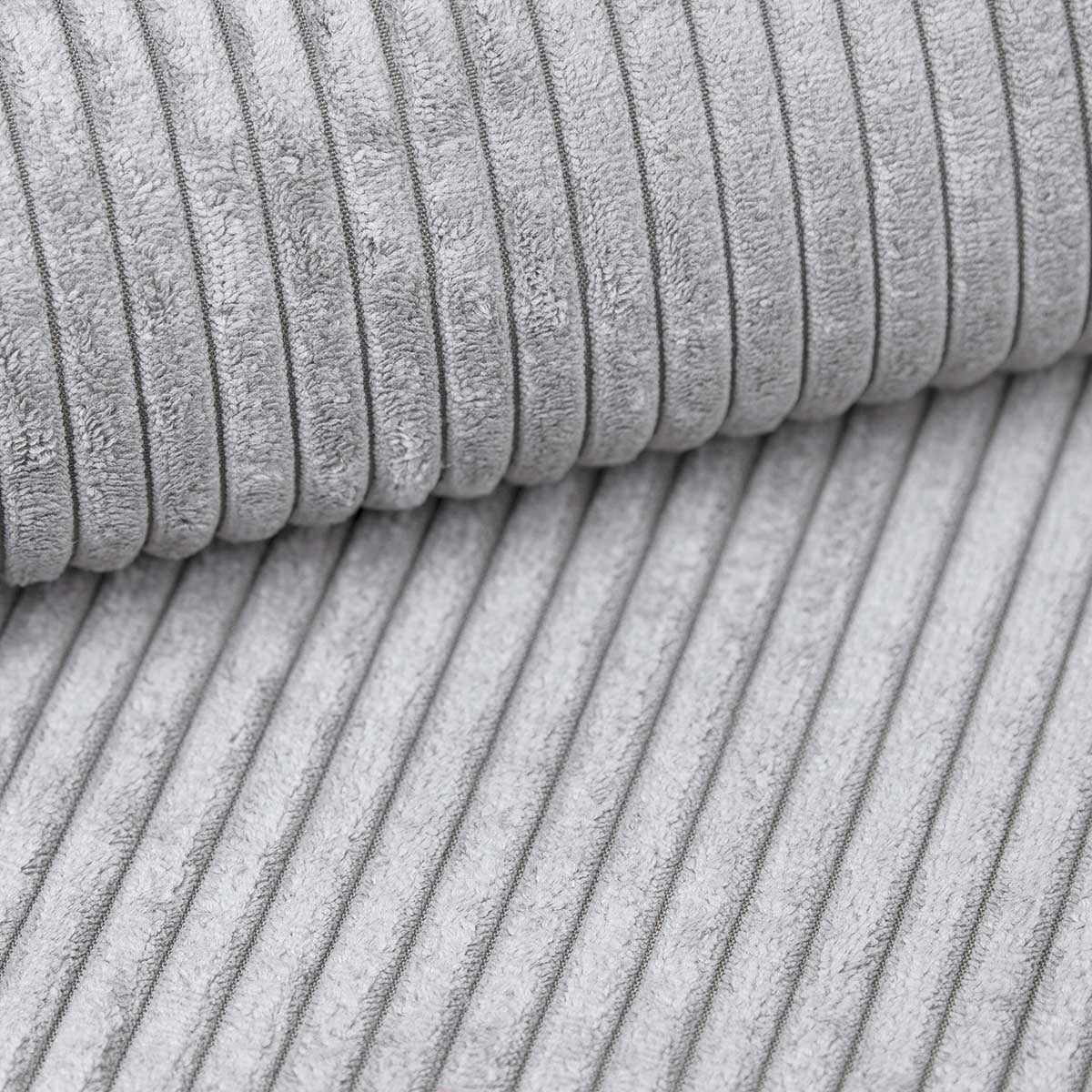 Fabric sample Corduroy Ash White (POSO 110)