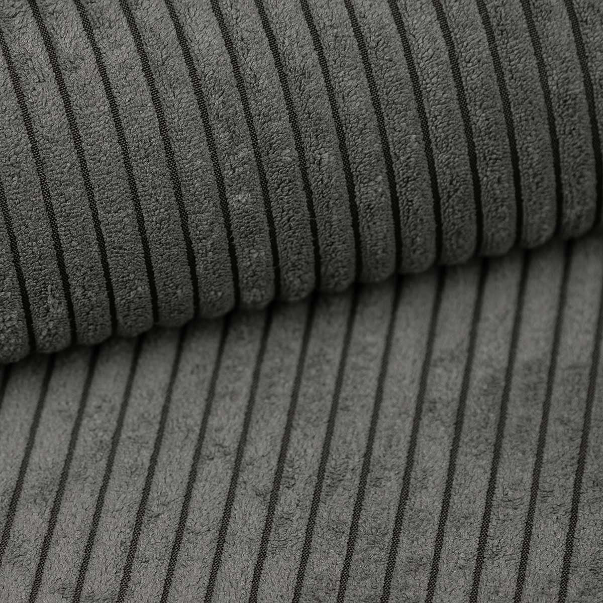 Fabric sample Corduroy Zinc (POSO 115)