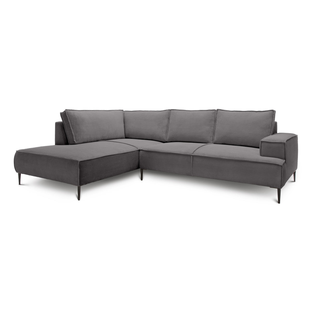 May 4 Seater Corner Sofa 275 cm – Steel Bronze (POSO 22), Left-hand facing