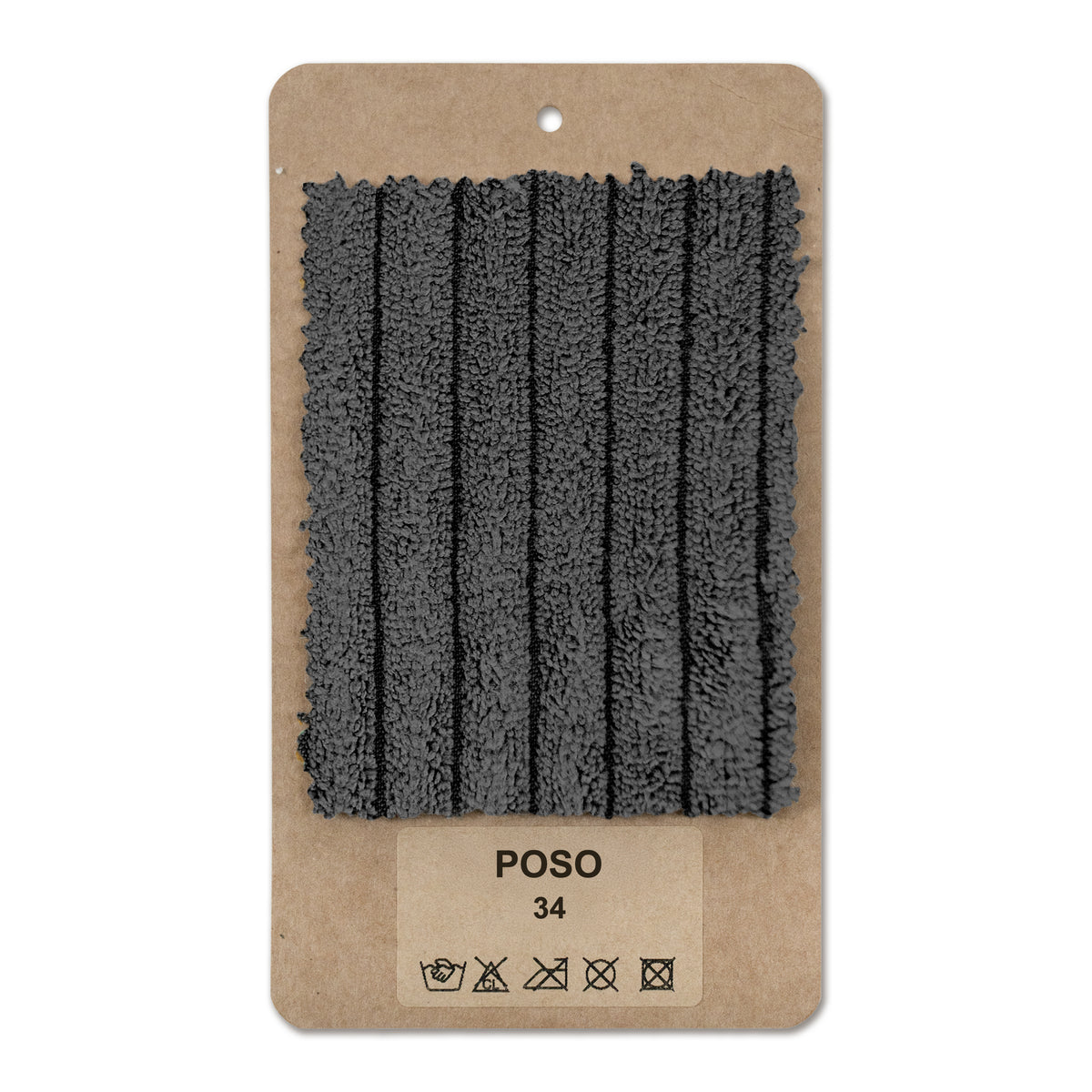 Fabric sample Corduroy Anthracite (POSO 34)