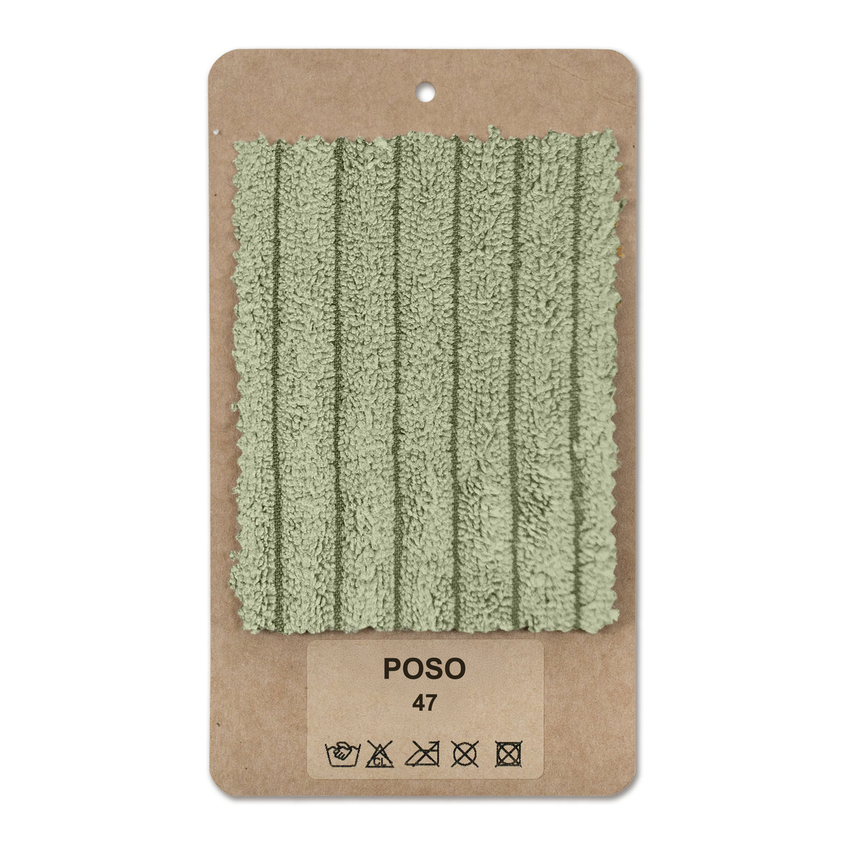 Fabric sample Corduroy Gray-Green (POSO 47)