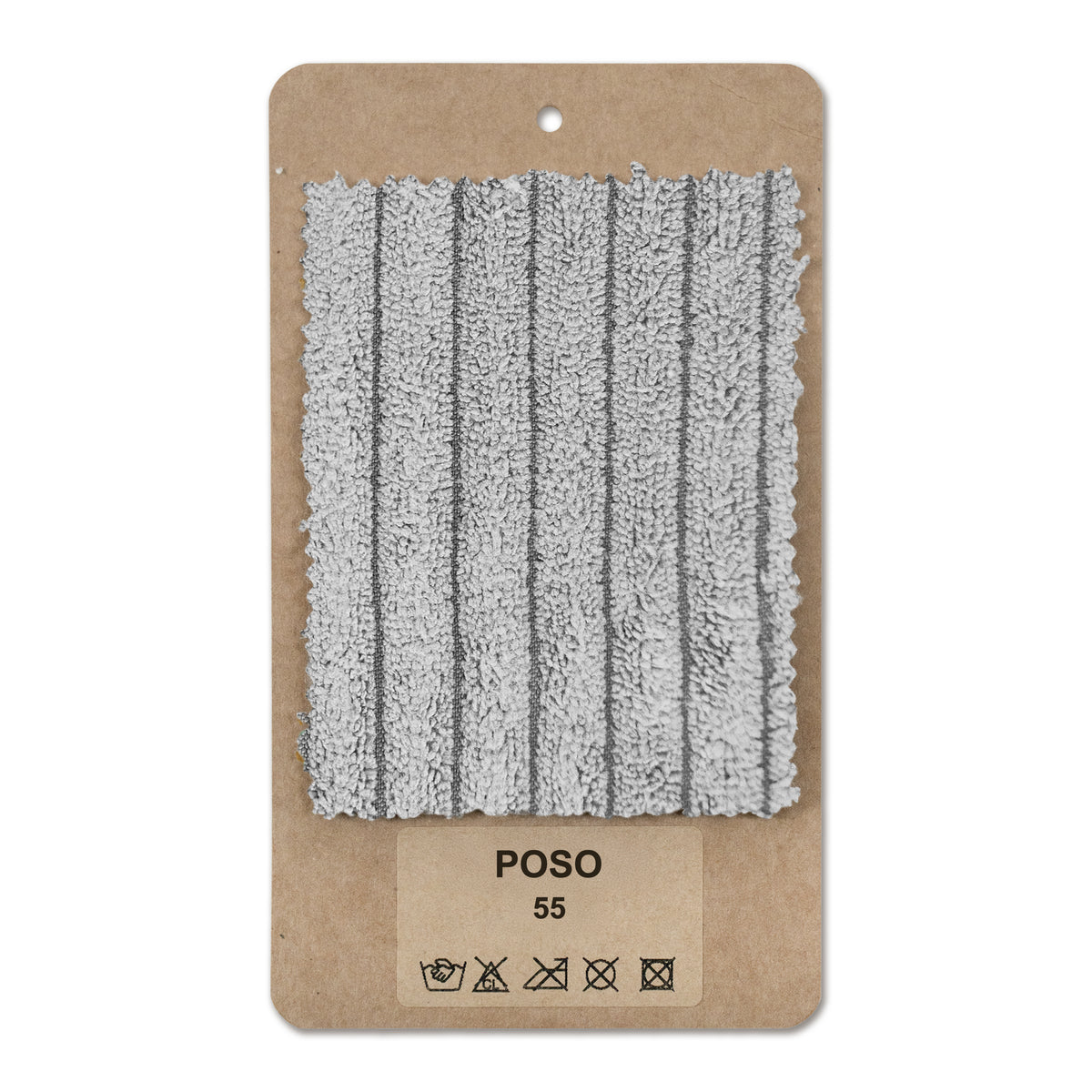 Fabric sample Corduroy Gray Bamboo (POSO 55)