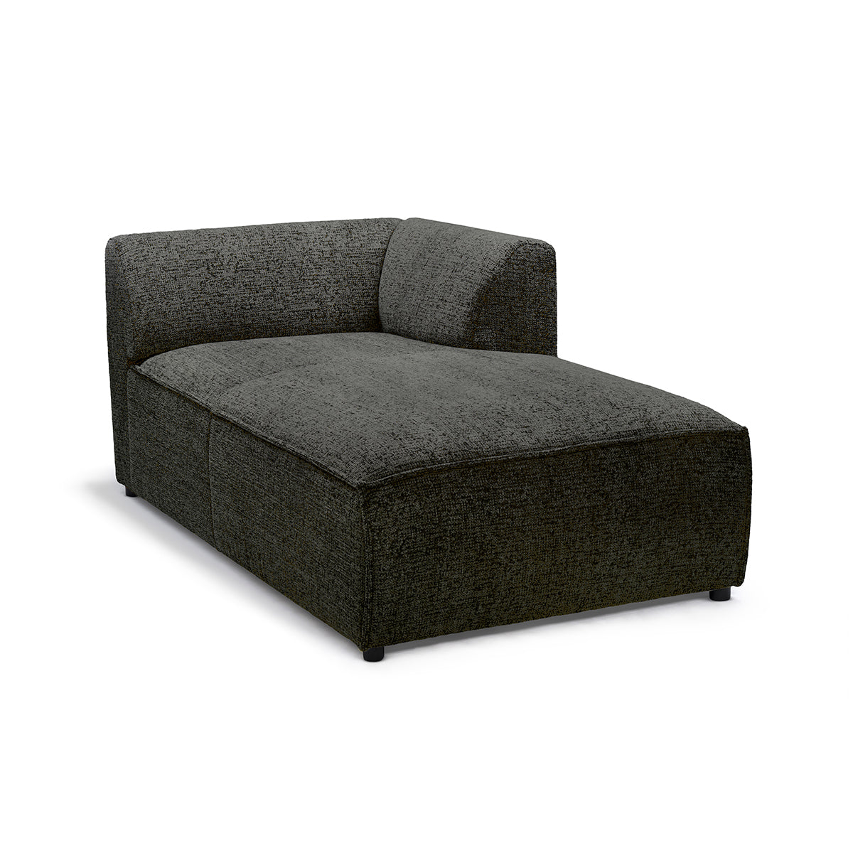 BRICK Modular Sofa Module L Right – Graphite Brown (BELLA 25)