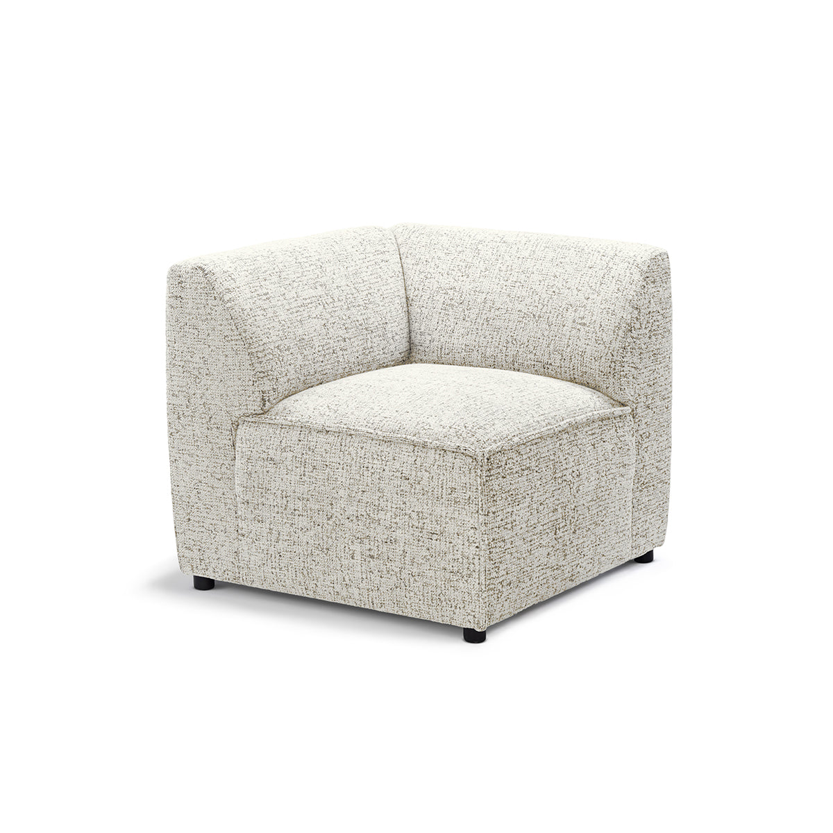BRICK Modular Sofa Module M Right – Cream Parchment (BELLA 50)