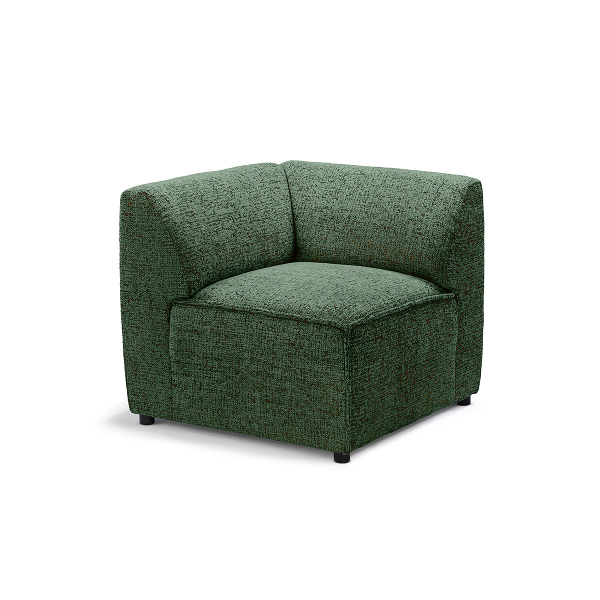BRICK Modular Sofa Module M Right – Green Onyx (BELLA 80)