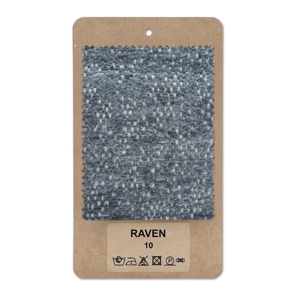 Fabric sample RAVEN Misty Steel (RAVEN 10)