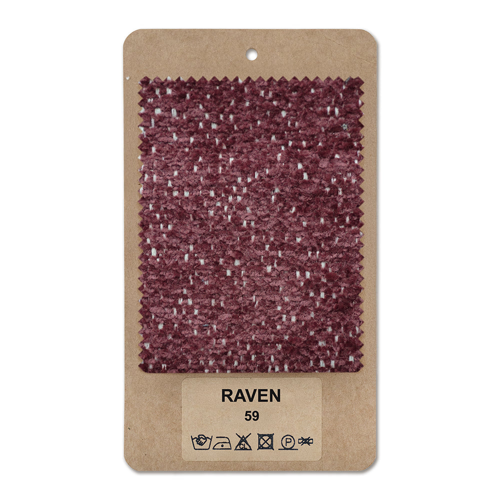 Fabric sample RAVEN Red Wine (RAVEN 59)