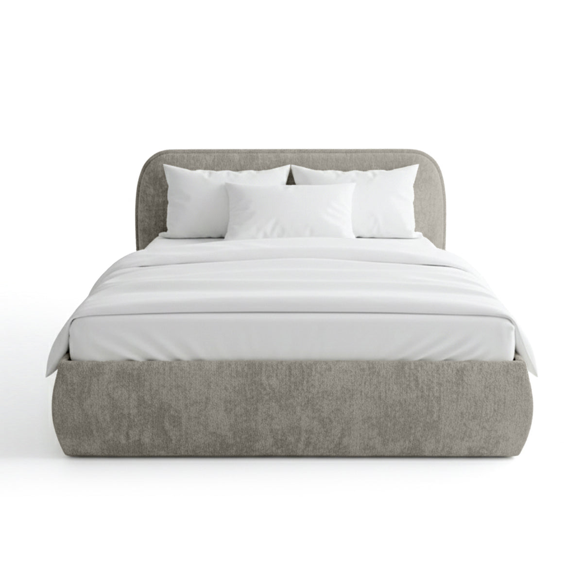 Eterial Upholstered Ottoman Bed with Storage, Soft Modern Style – photo 25