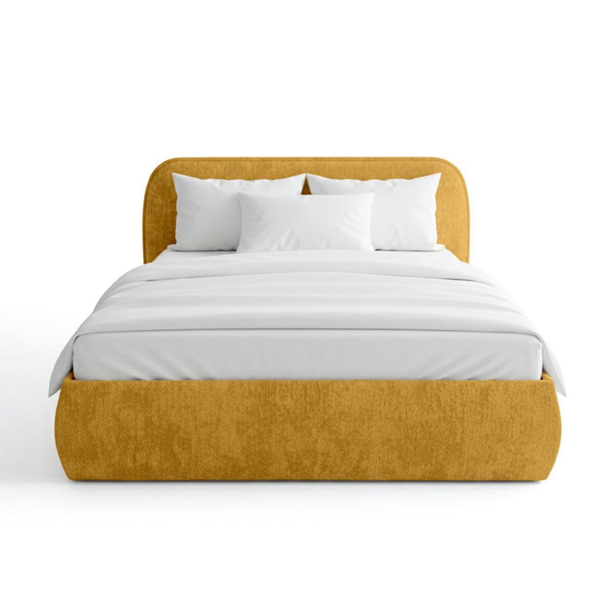 Eterial Upholstered Ottoman Bed with Storage, Soft Modern Style – photo 8