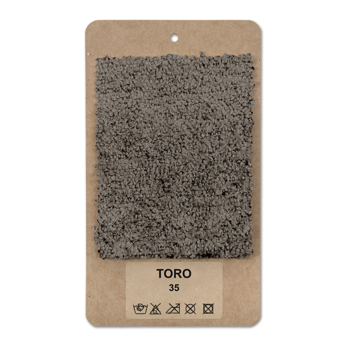 Fabric sample Toro Earthy Brown (TORO 35)