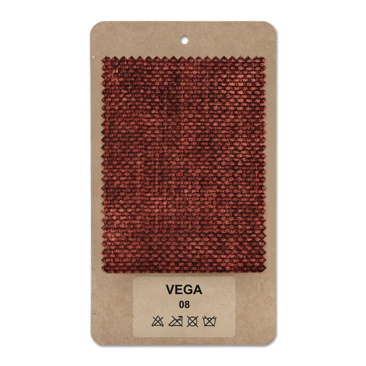 Fabric sample VEGA Muted Terra (VEGA 08)