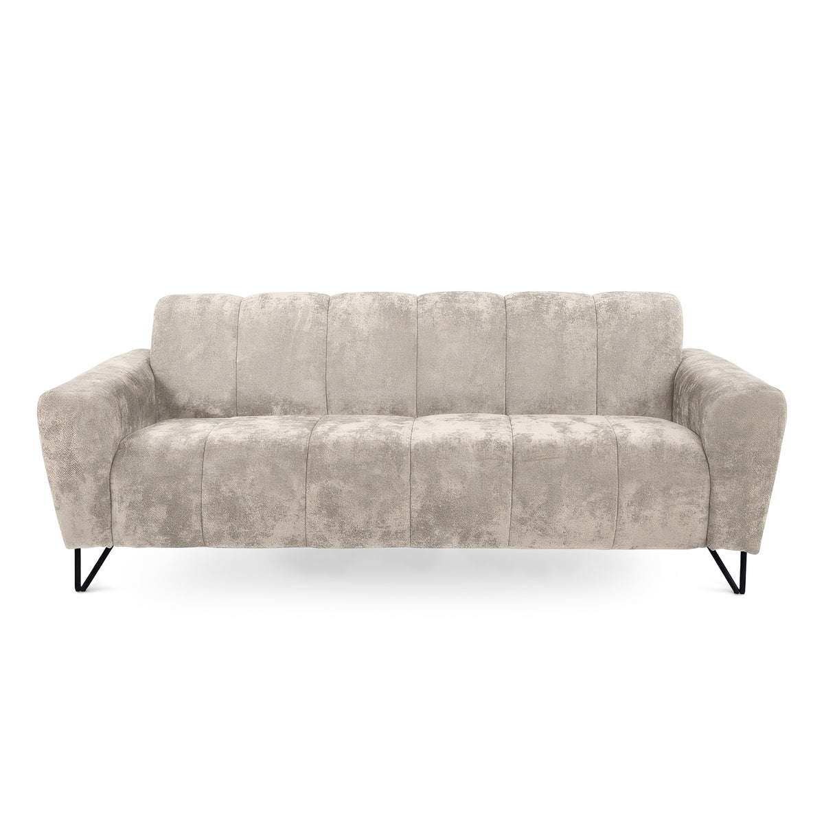 Sofa Nellia trzyosobowa do salonu w stylu nowoczesnym, tkanina Vega – zdjęcie 3