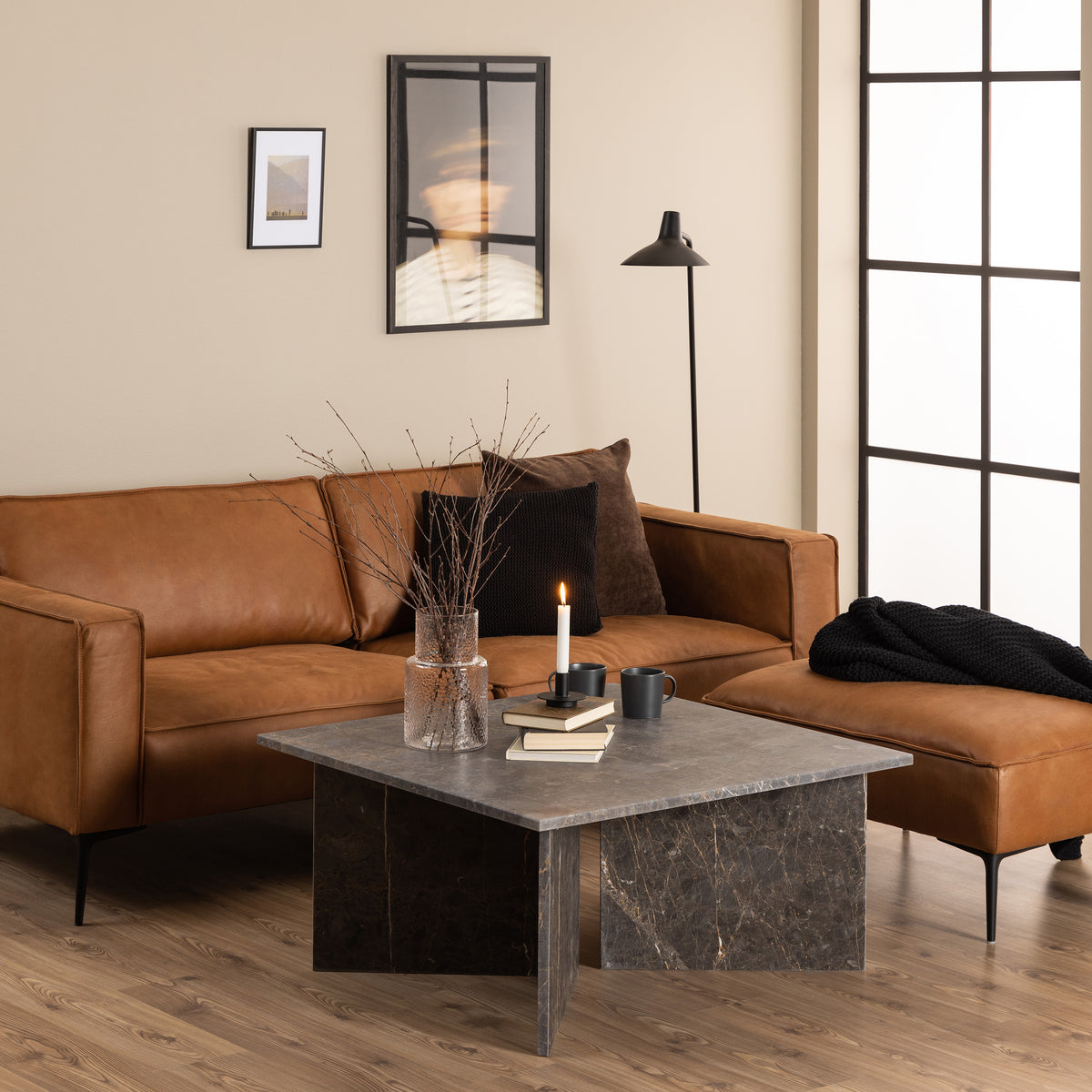 Plaris Coffee Table 90x42 cm, Elegant Style – in a room setting