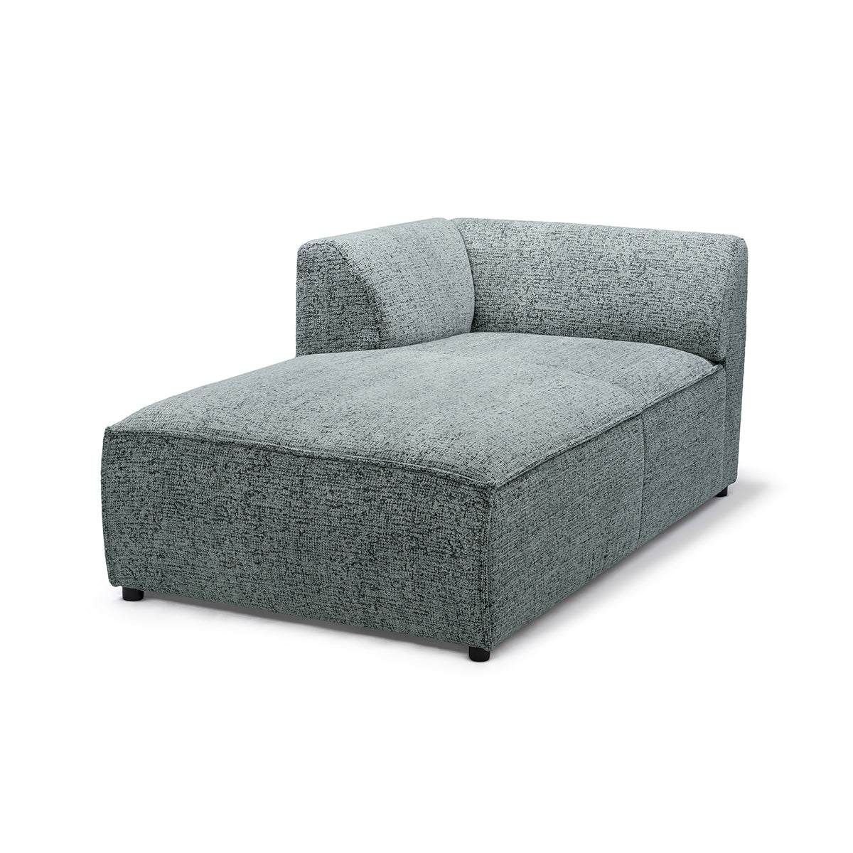 BRICK Modular Sofa Module L Left – Emerald Gray (BELLA 35)