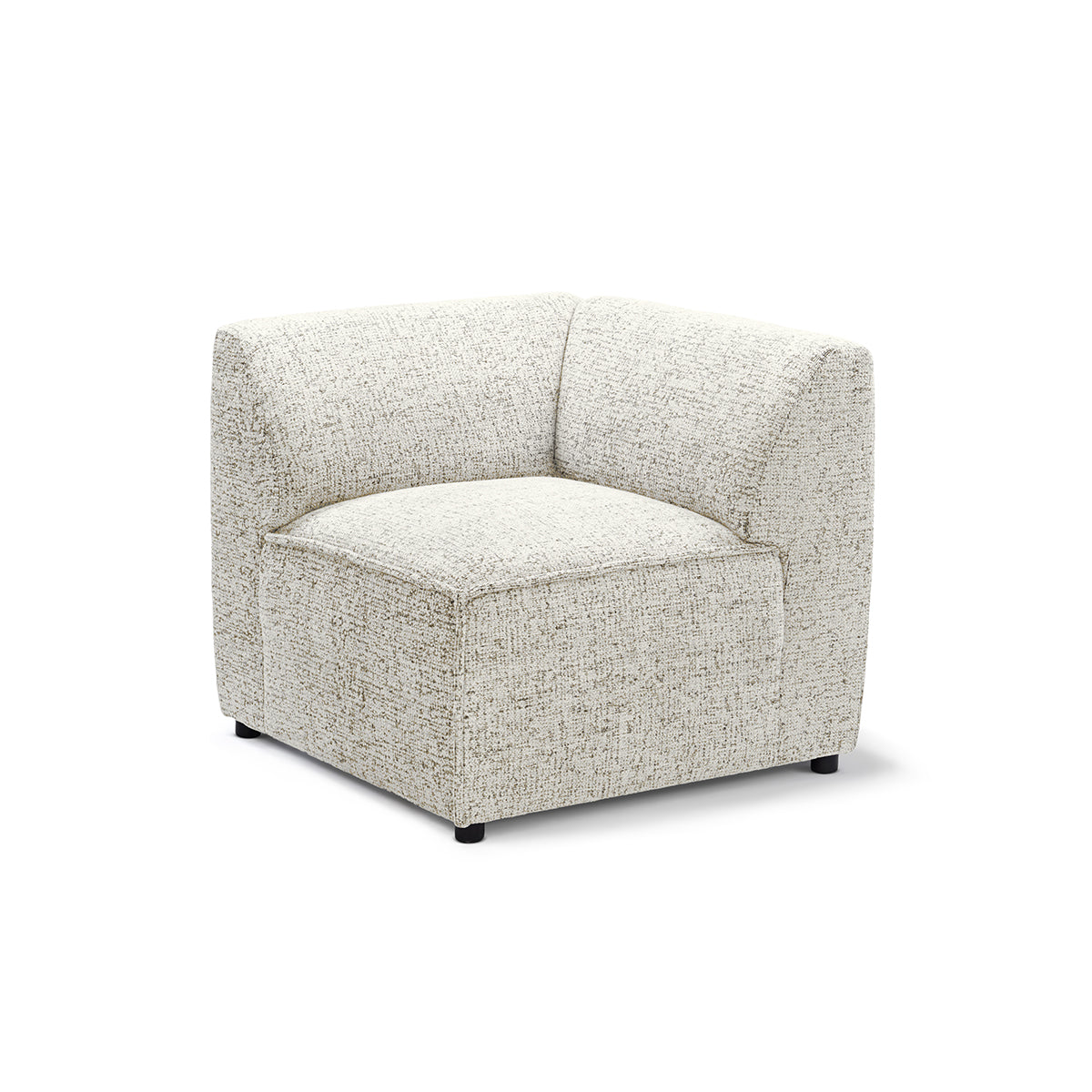 BRICK Modular Sofa Module M Left – Cream Parchment (BELLA 50)