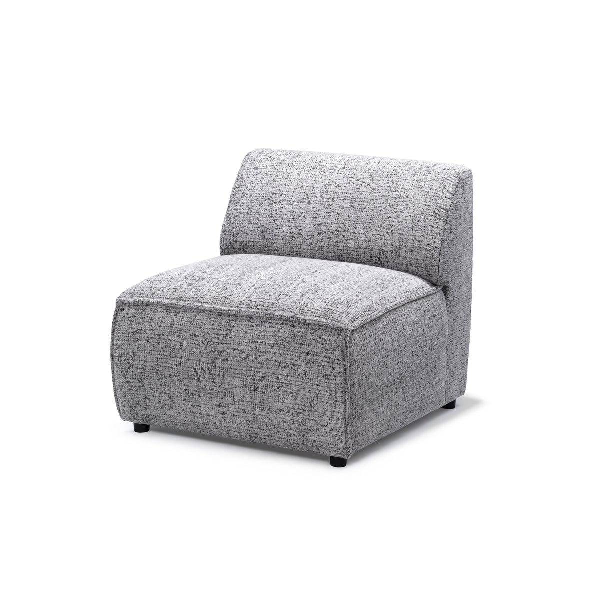 BRICK Modular Corner Sofa – Module S, Left, Gray Matte (BELLA 65)