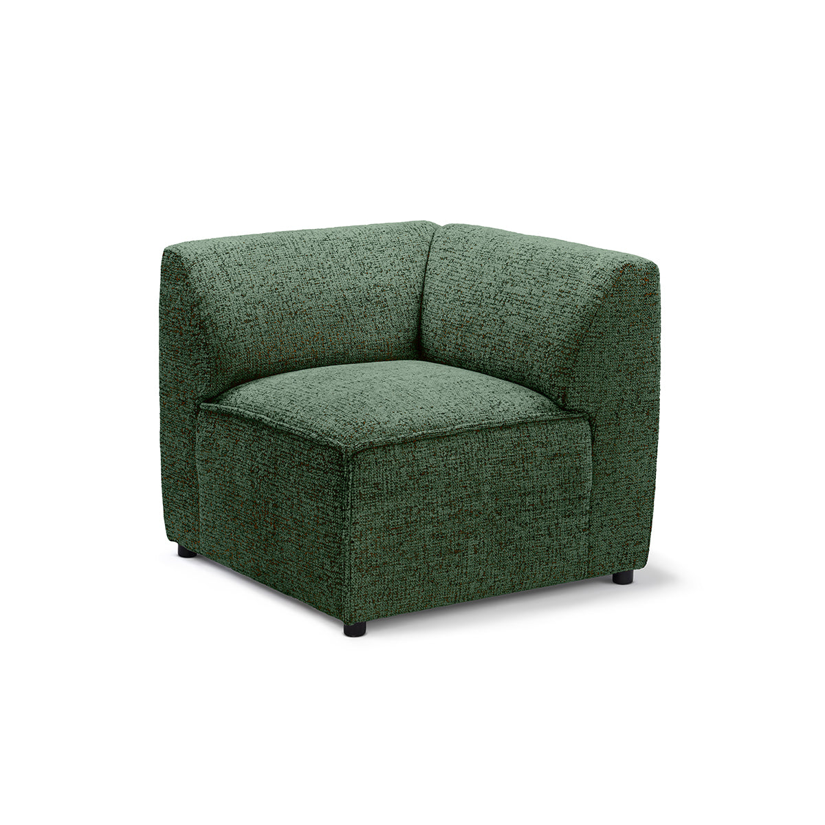 BRICK Modular Sofa Module M Left – Green Onyx (BELLA 80)