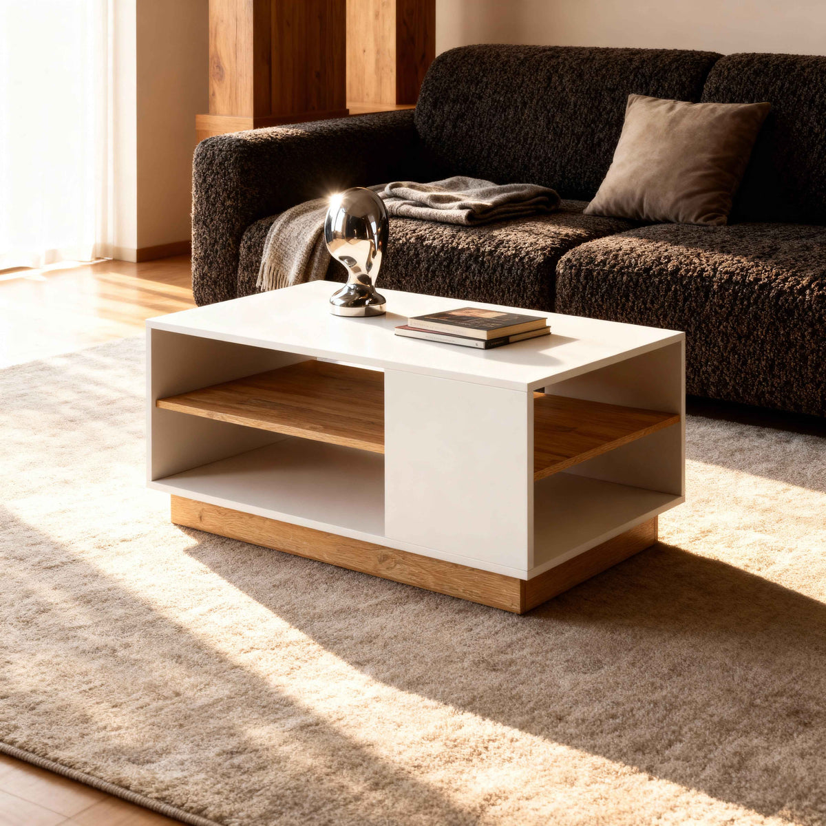 Armelia Coffee Table 100x46 cm, Modern Style – in a room setting