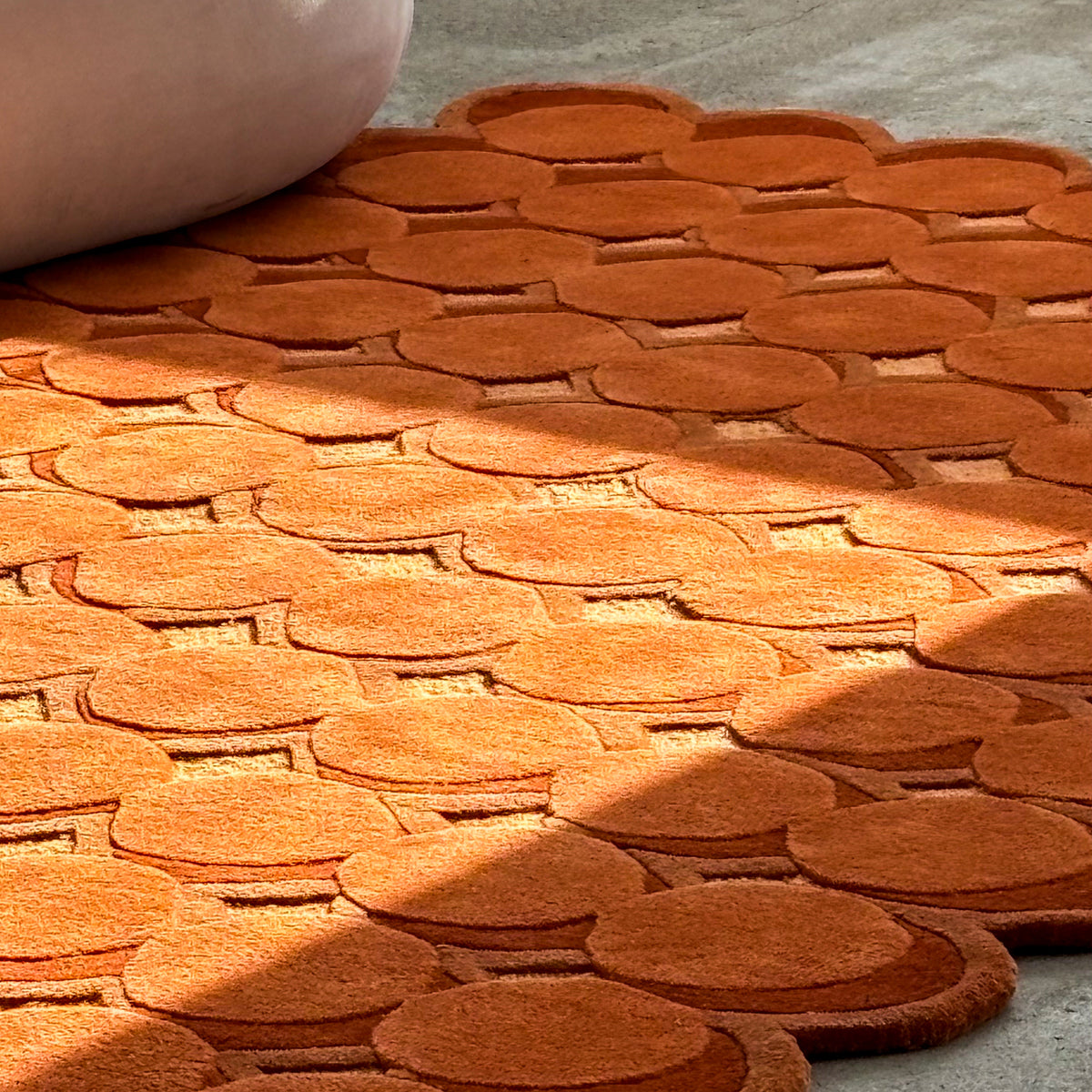 Tapis Pelli à motif géométrique en relief, de style glamour - photo 4