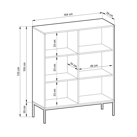Komoda Roza 104x125 w stylu nowoczesnym – zdjęcie 32
