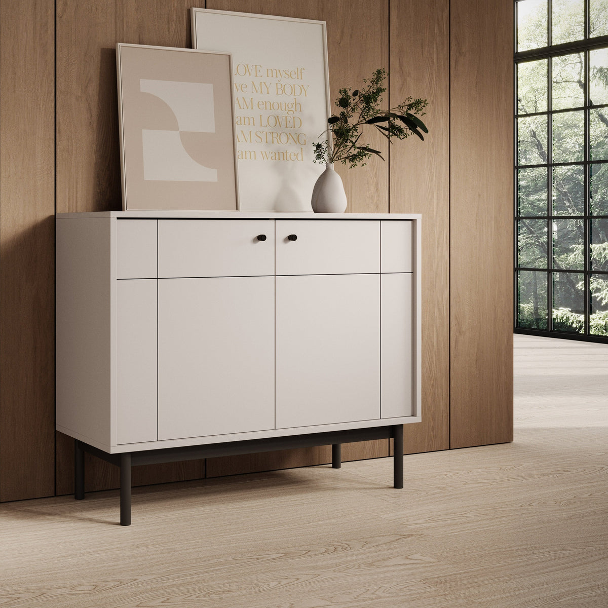 Sabi Sideboard 104x84, Japandi Style – photo 2