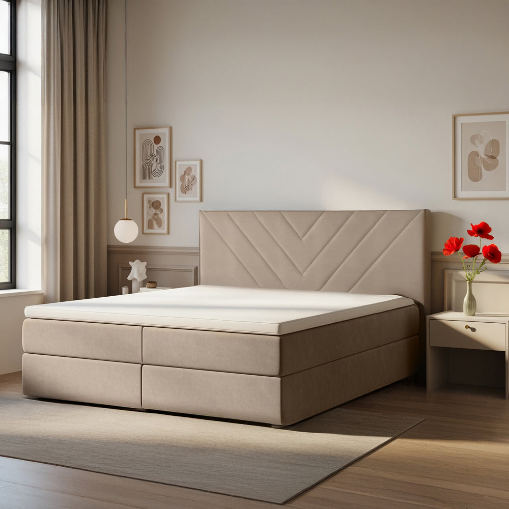 Lasy Continental Divan Bed with Topper, Modern Style – photo 4
