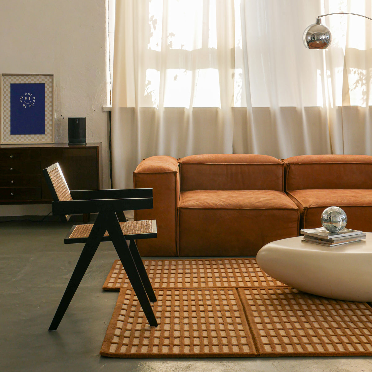 Tapis Shorin à motif géométrique inspiré du style japandi – photo 2
