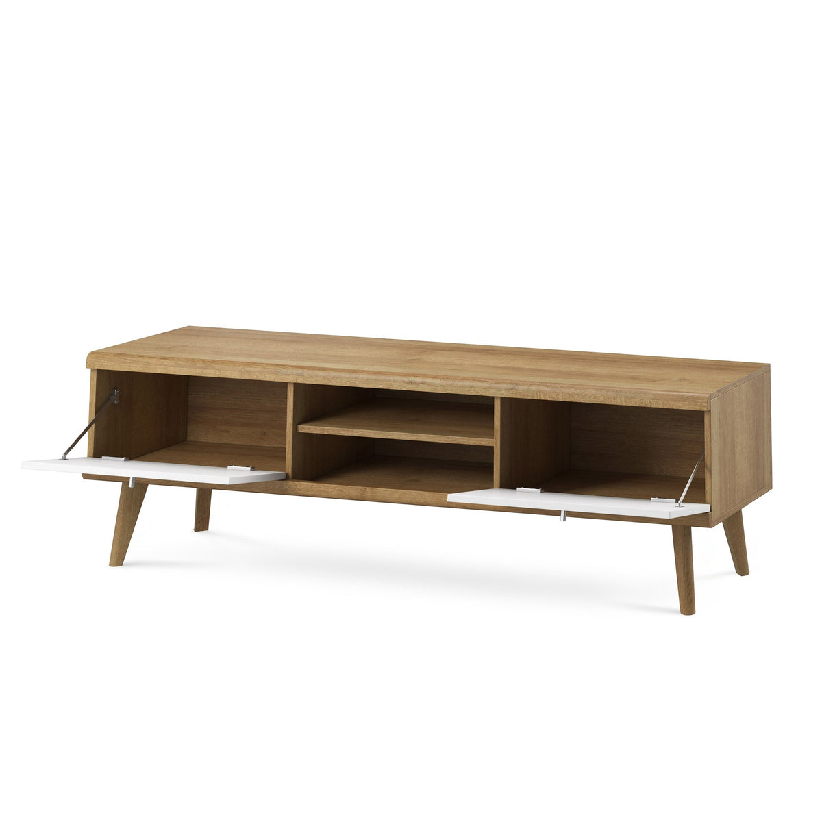 Szafka RTV Lato 160x50 w stylu skandynawskim – zdjęcie 3