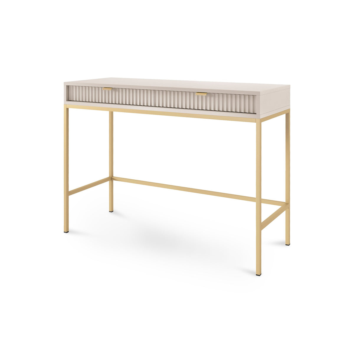 Roza Dressing Table 104x78 cm, Glamour Style – Cashmere, Gold