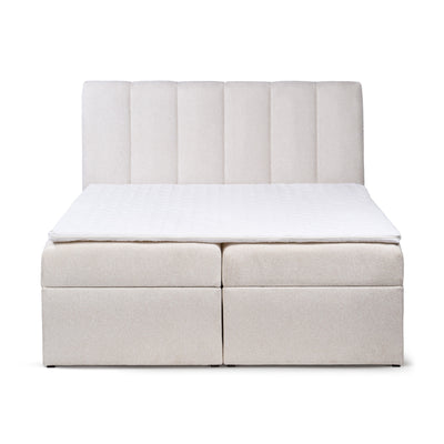 Stavy Continental Divan Bed with Topper and Storage, Scandinavian Style