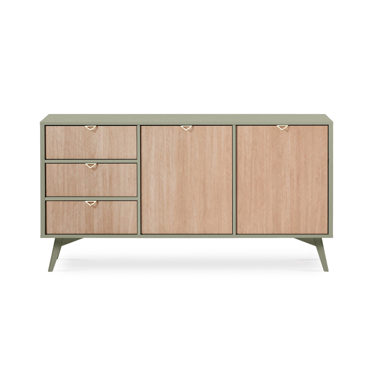 Mandala Sideboard 158x80 with Drawers and Cabinets, Japandi Style – photo 14