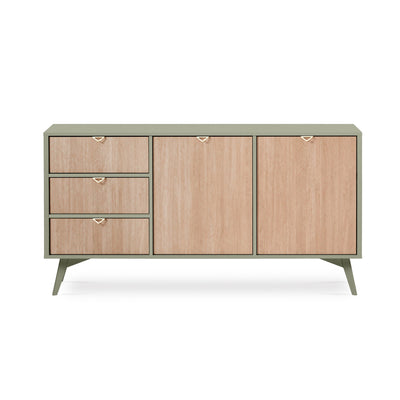 Mandala Sideboard 158x80 with Drawers and Cabinets, Japandi Style – photo 14