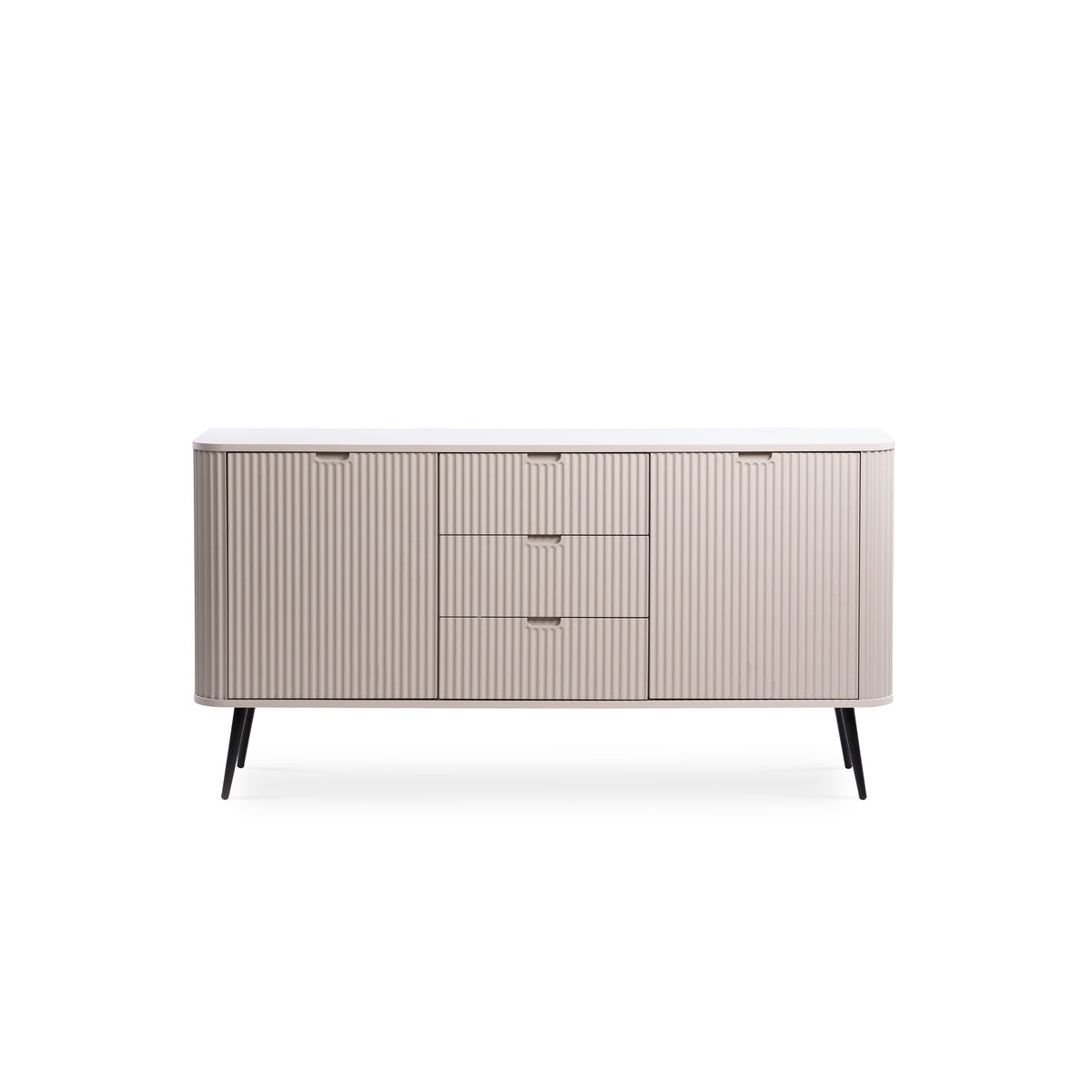 Komoda Eva z drzwiami i szufladami 168x87 w stylu nowoczesnym – widok z przodu