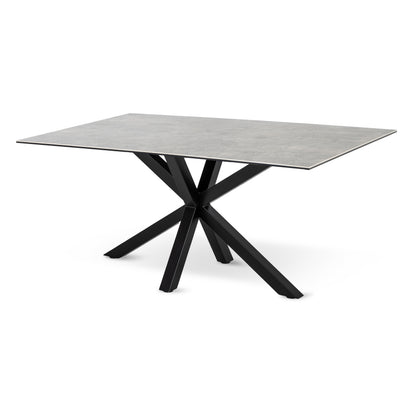 Oryss Dining Table 160x76 cm, Modern Style – Light Ash Grey