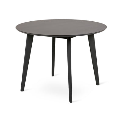 Krel Round Dining Table 105x76 cm, Scandinavian Style – Matte Black