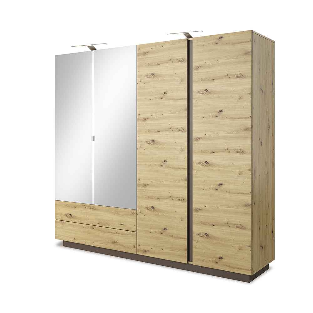 Armelia 4-door Wardrobe 220x202 cm, Modern Style – YES